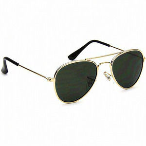 Baby Boy's & Girl's Classic Aviator Style Retro‎ Metal Sunglasses